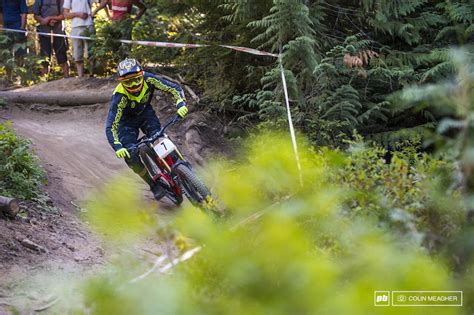 At Canadian National Dh Trail In Whistler British Columbia Canada