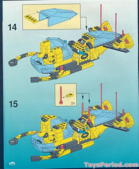 LEGO 6175 Crystal Explorer Sub - Aquanaut DSRV II Instructions and ...