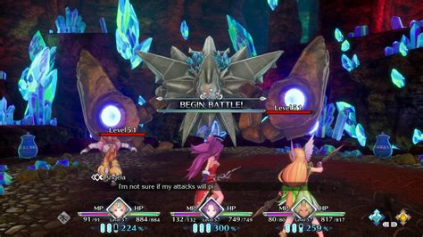 Trials Of Mana Boss 16 Land Umber Hard No Damage Angela No