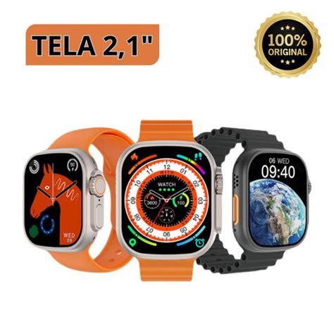 Relógio Smartwatch Ultra Series 8 Nfc Tela 2 02 Masculino Feminino