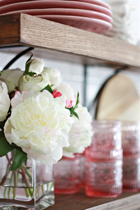 Peonies On Kitchen Shelves Nest Of Posies