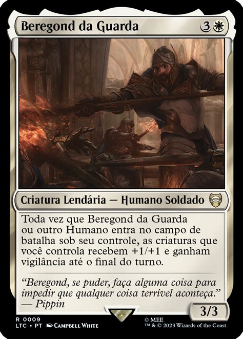 Galeria De Imagens De Cards De Commander De O Senhor Dos Anéis Contos