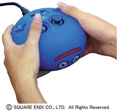 Dragon Quest Slime Blue Playstation 2 Ps2 Controller From Japan For