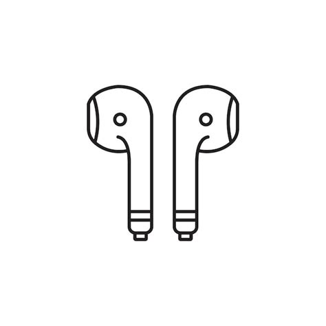 Premium Vector Airpods Icon Vector