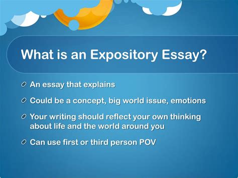 Ppt Expository Essays Powerpoint Presentation Free Download Id6516548