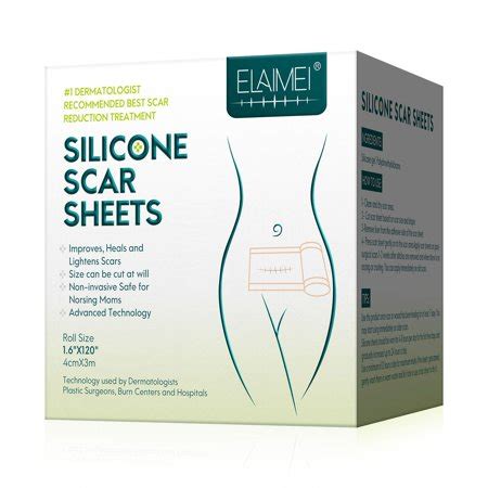 Silicone Scar Sheets (1.6” x 120”Roll-3M), Silicone Scar Tape Roll, Scar Silicone Strips ...