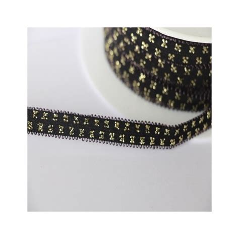 Elastique Lingerie Noir Or Un Chat Sur Un Fil