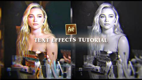 Text Effects Tutorial After Effects Youtube