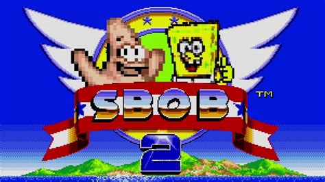 SpongeBob The Sponge 2 Sonic 2 2013 Mod By DZTVE Full Longplay