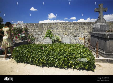 Grave of Vincent and Theo Van Gogh with tombstone. Auvers sur Oise. Ile-de-France. France Stock ...