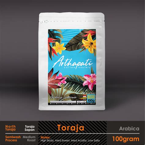 Jual Biji Kopi Toraja Arabica Semi Wash Arthapati Coffee Beans Gr