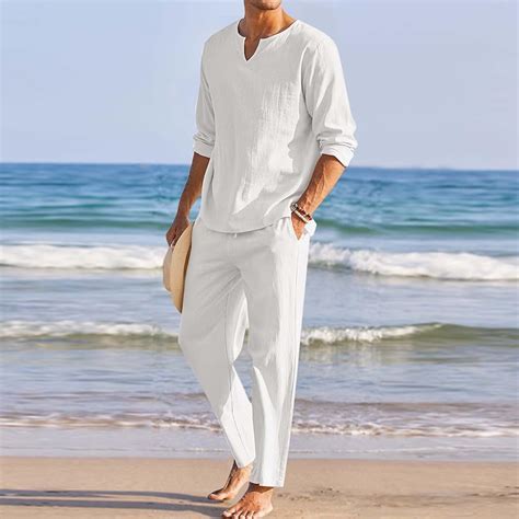 Introducir 37 Imagen Outfit Blanco Playa Hombre Abzlocal Mx