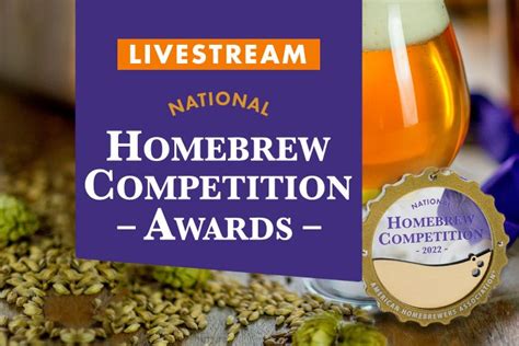 June 25 Stream The National Homebrew Competition Recognition Awards