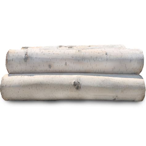 Large White Birch Fireplace Logs, 18in x 3-5in, Set of 5 - Walmart.com