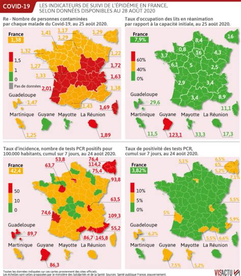 R0 Et Coronavirus Carte Des Taux En France Par Régions Départements