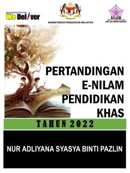 Pertandingan E Nilam Nur Adliyana Syasya Binti Pazlin G