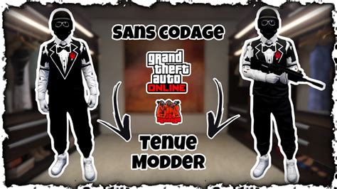 Avoir Une Tenue Modder Noir Et Blanc Sans Codage Sur Gta Online Youtube