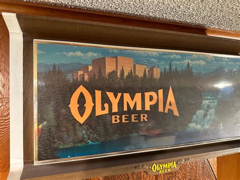 Lighted Olympia Beer Sign