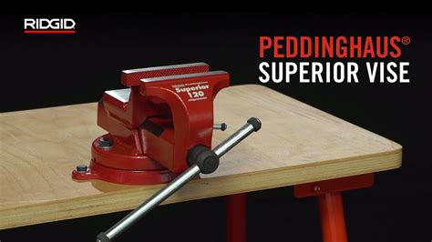 Ridgid Peddinghaus® Superior Bench Vise Youtube