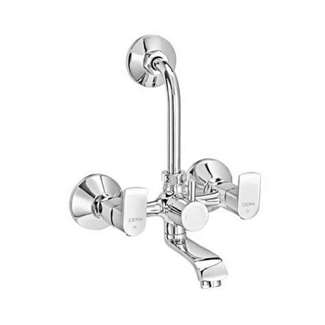 Brass Modern Wall Mixer With L Bend For Bathroom Fitting At In