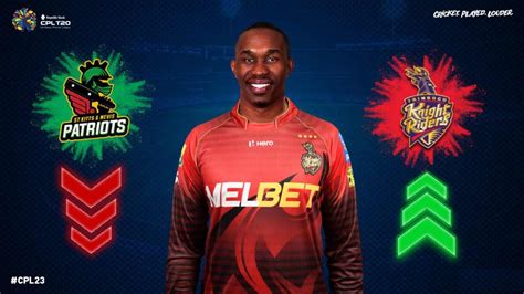 Cpl 2023 Dwayne Bravo Returns To Trinbago Knight Riders From St Kitts And Nevis Patriots The