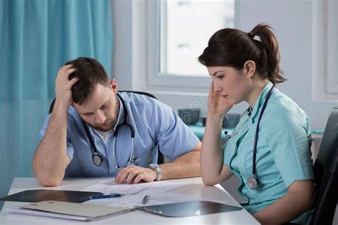 Doctors At Work Stock Image Image Of Illness Male Doctors 57884621