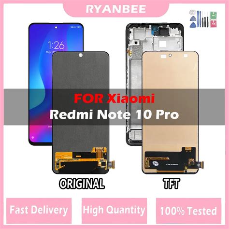 6 67 100 Testado Original Xiaomi Redmi Nota 10 Pro Display Lcd Tela