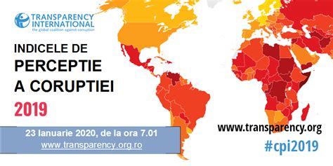 Corruption Perceptions Index 2019 Transparency International Romania