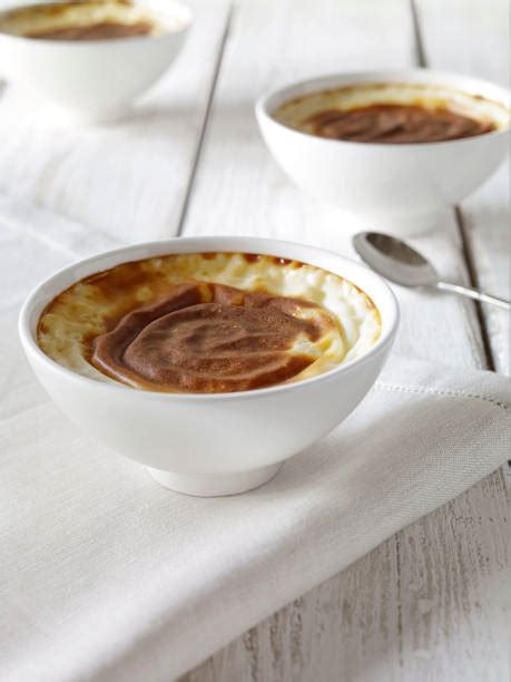 Rice Pudding On White Stock Photos Pictures And Royalty Free Images Istock