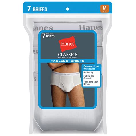 Hanes Mens Classics Tagless Briefs Extended Sizes White 2xl 43935553616 Ebay