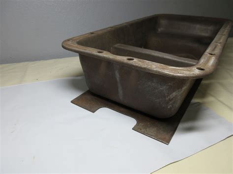 Ford Gpw Jeep Willys Mb Slat Grill Original Early War Riveted L134 Motor Oil Pan Ebay