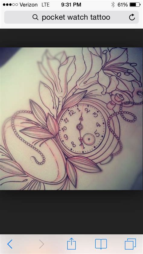 Clock Sketch Tattoo At Paintingvalley Explore Collection Of Clock