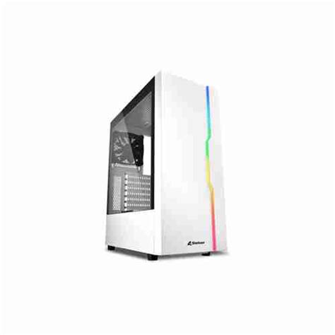 Sharkoon RGB SLIDER White ATX Case M2M Direct