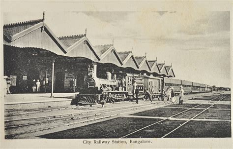 Bangalore Cantonment Railway Station - Vintage Postcard 1905 - Past-India