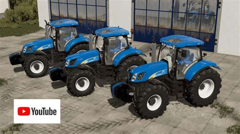 New Holland T6050 Series V1 0 FS22 Mod Farming Simulator 22 Mod