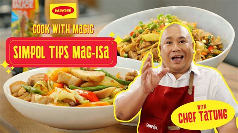 COOK WITH MAGIC EPISODE 6 Kusinaskwela Simpol Tips Sa Pag Gisa With