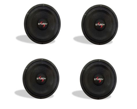 Kit Alto Falantes Woofer Polegadas Sturdy Watts Rms Sturdy