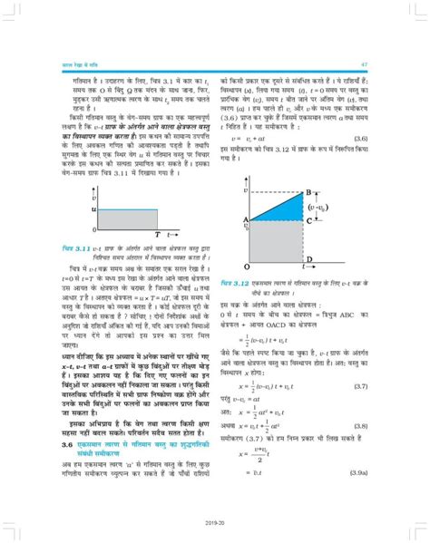 Rbse Book Class 11 Physics भौतिक विज्ञान Chapter 3 सरल रेखा में गति Hindi English Medium