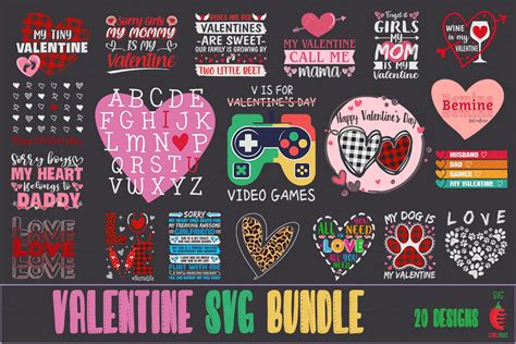 Valentine Svg Design Bundle Graphic By Chilious · Creative Fabrica