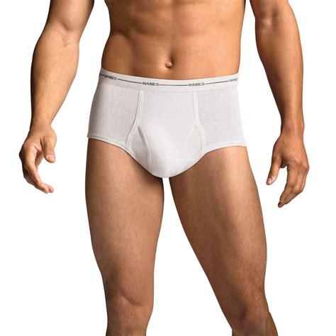 Shop At An Honest Value Pack Of 3 New Hanes Mens Cotton White Briefs With Comfort Flex