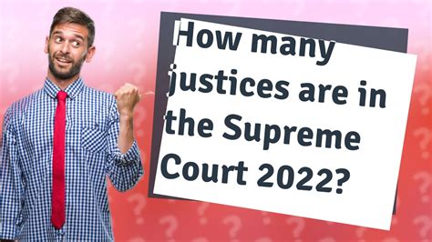 How Many Justices Are In The Supreme Court 2022 Youtube