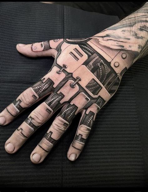 Pin By Brandon Ross On Tattooooss In 2024 Robot Tattoo Cyberpunk