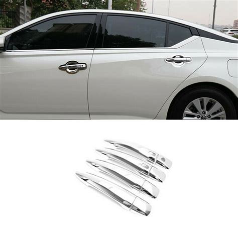 Abs Chrome Car Outer Door Handle Cover Molding Trim For Nissan Altima