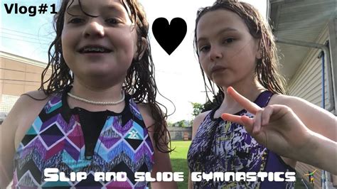 Slip And Slide Gymnastics 🤸‍♀️ Youtube