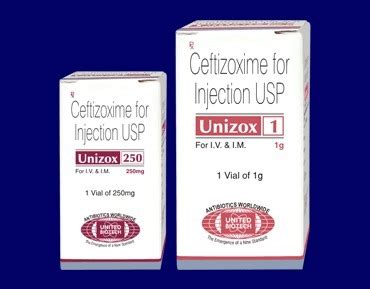 Unizox Ceftizoxime Injection, 1 gm at Rs 230/vial in Aligarh | ID: 15821969212