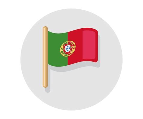 Premium Vector Waving Vector Portugal Flag