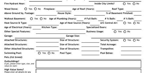 Insurance Quote Form ≡ Fill Out Printable Pdf Forms Online