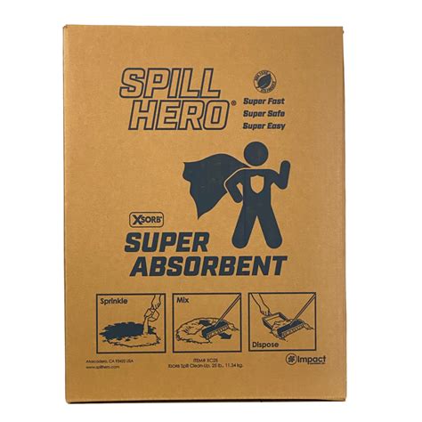 Spill Hero Universal Granular Absorbent Lb Box Spill Hero