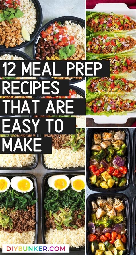 Beginner Meal Prep Lunches With Calories Macros Easy Healthy