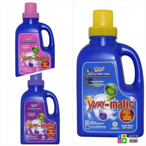 Promo Yuri Matic Laundry Liquid Detergent L Deterjen Cair Sabun Cuci